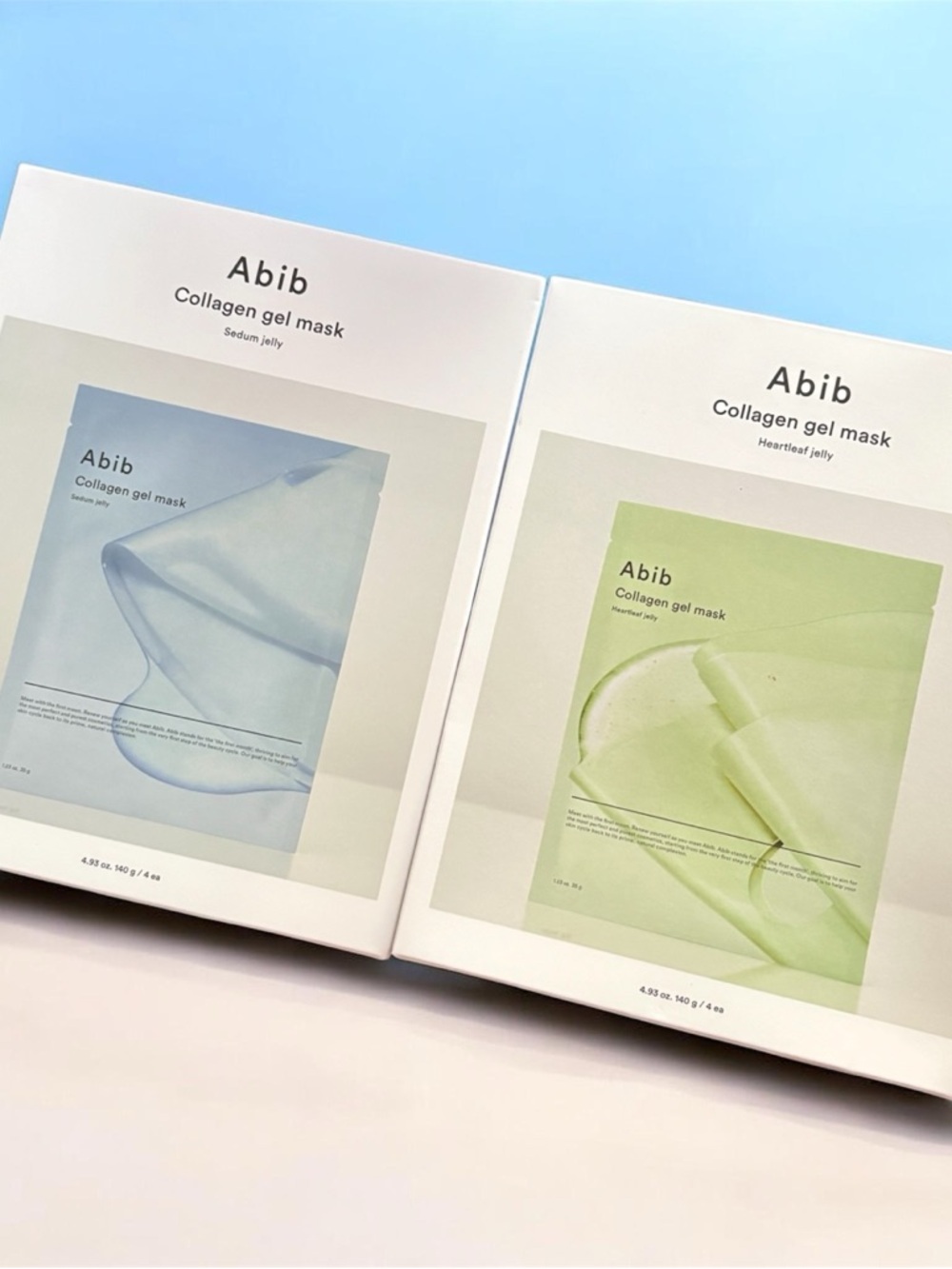 Abib Collagen Gel Mask - Blue & Green (2-Pack)